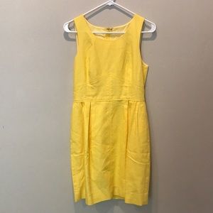 Yellow jcrew dress